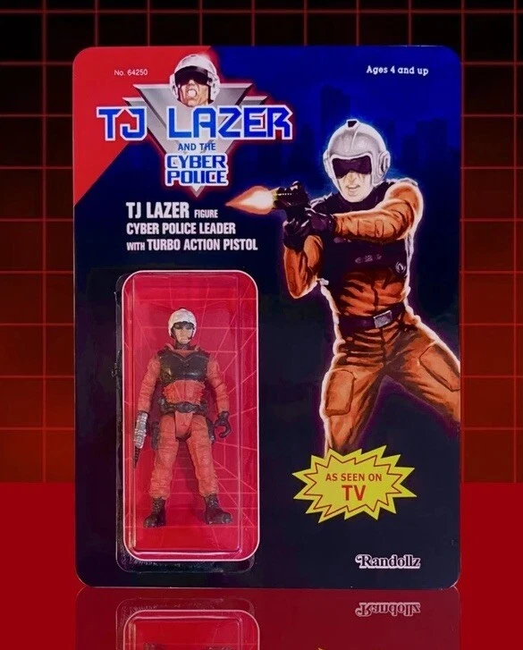 "Figura de acción Peter Weller 1987 TJ LAZER - RoboCop Ultra Police personalizada 3,75""" Foto 1 de 3