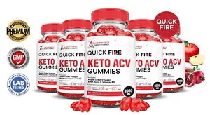 Quick Fire Keto ACV Gummies 1000MG Apple Cider Vinegar 300 Gummys - Picture 1 of 6