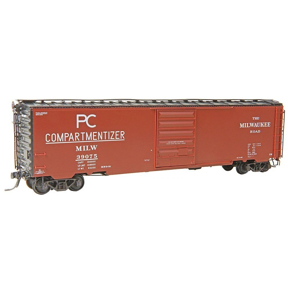 Kadee Cars HO RTR #6418 50’ PS-1 8’ Door Box Car Milwaukee #39075