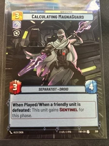 STAR WARS UNLIMITED TCG TWI CALCULATING MAGNAGUARD HYPERSPACE Card NM - Picture 1 of 2