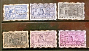 8-12, RNV315 *** LOT 5687, SPECIAL DELIVERY STAMPS, USED - Picture 1 of 2
