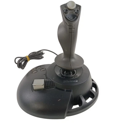 Joystick USB vintage Microsoft SideWinder Precision 2 PC Flight Stick Windows Foto 1 de 4