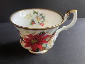 England Royal Albert bone china Orphaned Teacup ONLY Yuletide - Picture 1 of 4
