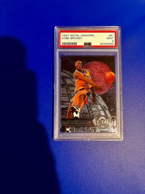 🔥 MINT 1997-98 Metal Universe - 🔥 Kobe Bryant #81 PSA 9 - Image 1 of 4