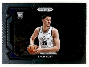 2024-25 Prizm Draft Picks Variation Zach Edey RC Memphis Grizzlies #1 - Picture 1 of 2