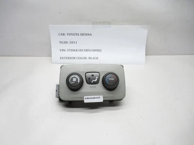2011-2014 Toyota Sienna Rear Climate Control AC/Heater 75D913 OEM Foto 1 de 4