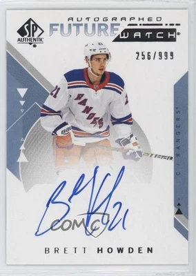 2018-19 SP Authentic Auto Future Watch 256/999 Brett Howden #202 Rookie - Image 1 of 3