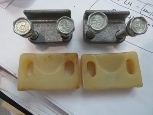1963 C2 Corvette Lower Hood Alignment Wedges w/Blocks Bolts-GM #3966709-Survivor - Picture 1 of 8