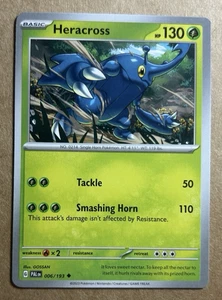 Pokemon Paldea Evolved Heracross 006/193 - Picture 1 of 1
