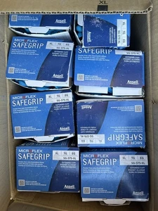 Ansell MICROFLEX SafeGrip SG-375 extra große dicke Latex Einweghandschuhe 50 - Bild 1 von 9