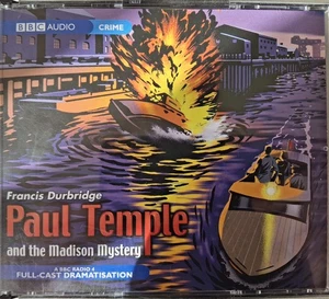 Paul Temple & The Madison Mystery by Francis Durbridge Audiobook 4XCD Like New - Picture 1 of 4