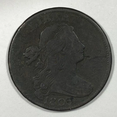 1803 Drape Bust Large Cent .01. Very Fine Details. Sm DT, Large Frac. - Image 1 of 3