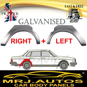 FOR VOLVO 4 DOOR 240 244 260 79-93 REAR WHEEL ARCH REPAIR BODY RUST PANEL PAIR - Picture 1 of 12