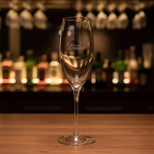 Champagne Lanson Champagner Glas 0,1l Stielglas Gläser NEU - Bild 1 von 1