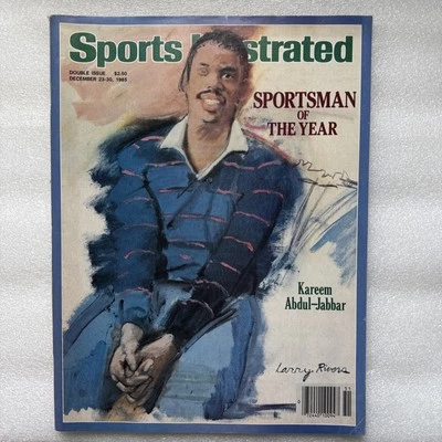 SPORTS ILLUSTRATED 12/23-30/85 DOUBLE ISSUE Kareem Abdul-Jabbar, Year In Sports - Image 1 of 4