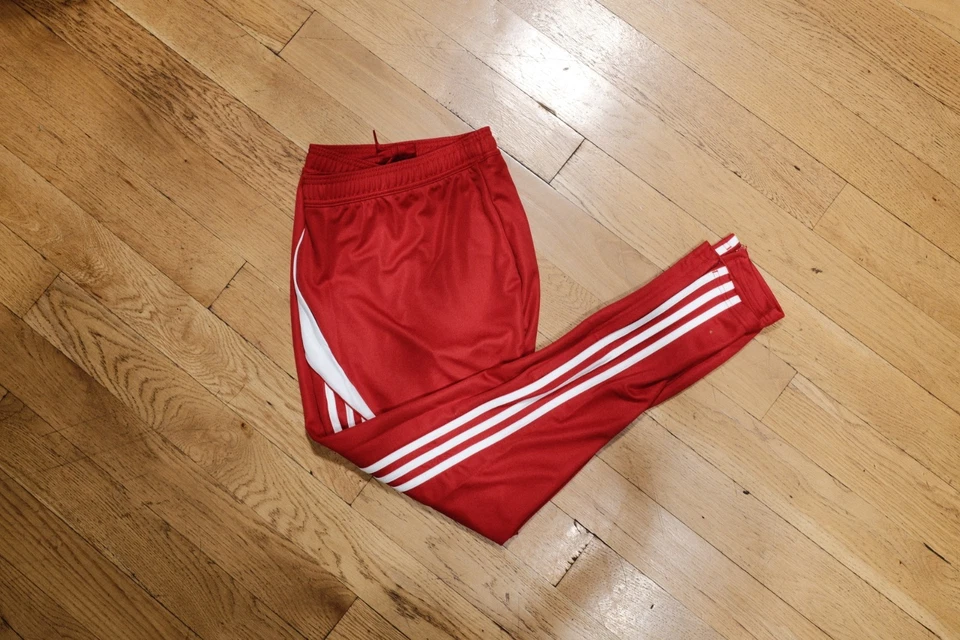 Adidas Tiro 24 Men’s L Soccer Track Jogger Pants IV7264 Red White Pockets