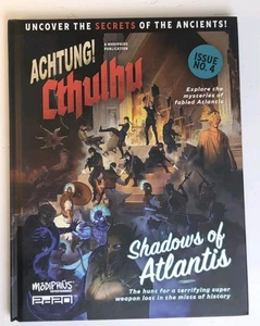 ACHTUNG! CTHILHU #4- Shadows Of Atlantis RPG 2d20 - 2022 Modiphius #MUH051747 - Foto 1 di 4