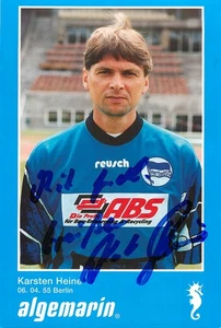 Karsten Heine - Hertha BSC - original Autogramm - ca. 15x10cm - Autogrammkarte - Picture 1 of 1