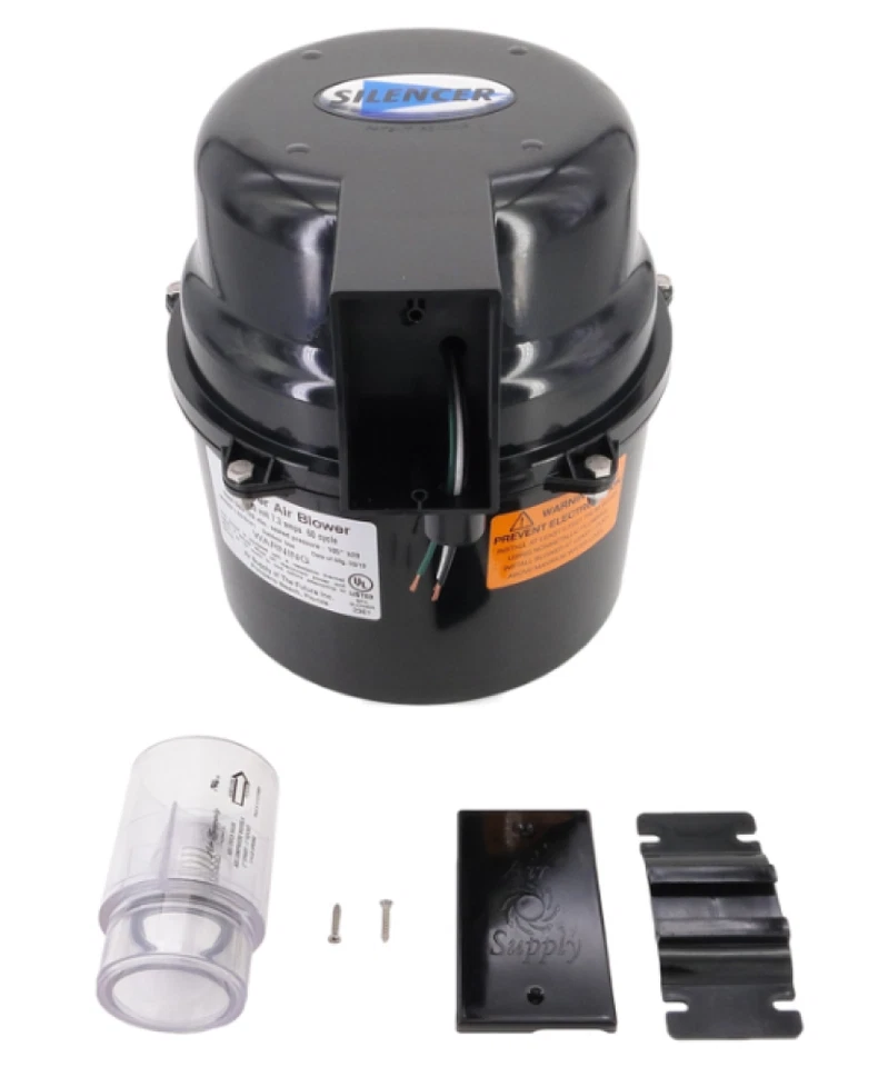 Air Supply 6316120F 1.5HP 120V Silencer Blower