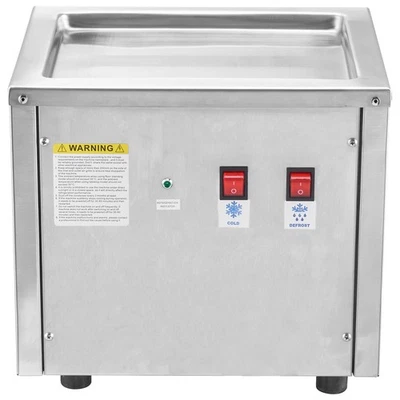 Máquina de rollos de helado frito máquina de rollos de hielo 11"x9,5" sartén yogur máquina de rollos Foto 1 de 4