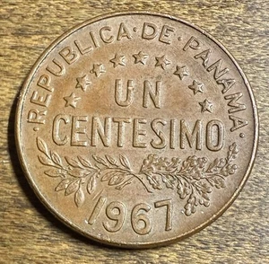 Panama 1967 1 Centesimo KM#22 - Picture 1 of 2