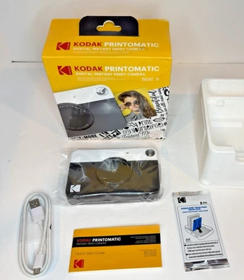 Cámara digital de impresión instantánea KODAK Printomatic impresiones a todo color en zinc 2x3 Foto 1 de 4