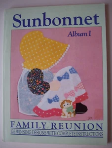 Sunbonnet Family Reunion Album I quilt pattern blocks 126 designs Sunbonnet Sue - Picture 1 of 10
