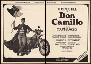 El Mundo de DON CAMILLO__ Original 1982 impresión comercial anuncio_póster__TERENCE HILL__Cagiva - Imagen 1 de 3