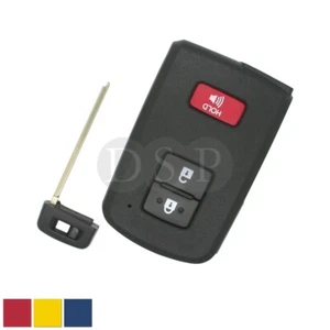 Replacement Key Shell fit for TOYOTA Smart Remote Key Case 3 Buttons PG429C - Foto 1 di 5