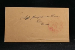Telegraph: Magnetic Telegraph Office 1850 Cubierta, DC a Lee Mass, sello en la parte posterior - Imagen 1 de 2