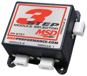 NEW MSD THREE STEP MODULE SELECTOR,BURNOUT REV ,LAUNCH REV & TOP END REV LIMITER - Picture 1 of 1