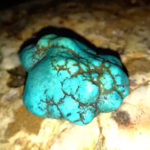 großer Türkis Nugget Edelsteine Nr.15 Tuerkise Rough 41 Gramm Konstruiert Zen - Bild 1 von 4