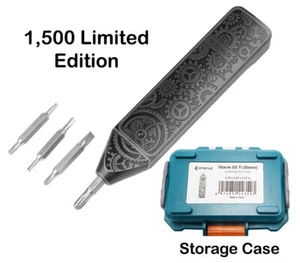 Olight Otacle D2 Ti Gears Multi-Bit Driver w/Fidget Slider & Gear Etching - Picture 1 of 24