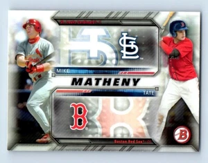 2016 Bowman Family Tree Mike Matheny / Tate Matheny St. Louis Cardinals / Boston - Picture 1 of 2
