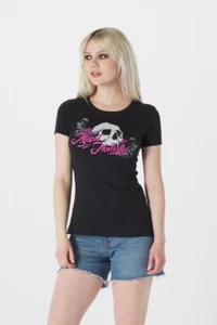 T-shirt da motociclista da donna Metal Mulisha, maglietta first lady, taglia XL - Foto 1 di 6