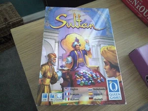 SULTAN BOARD GAME QUEENS GAMES COMPLETE FREE UK POST - Picture 1 of 8
