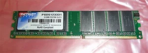 PATRIOT PSD5123331 512MB PC2700 CL2.5 Desktop Memory - Picture 1 of 2