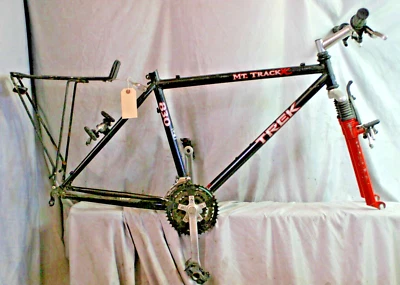 Cuadro de bicicleta Trek 830 MTB 1997 17,5" rígido medio acero cromado remitente a EE. UU. Foto 1 de 4