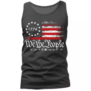 We The People Tanktop US-Flagge American Pride patriotische Grafik - Bild 1 von 4