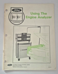 Ford Canada Using The Engine Analyzer Manual 1976 - Picture 1 of 4