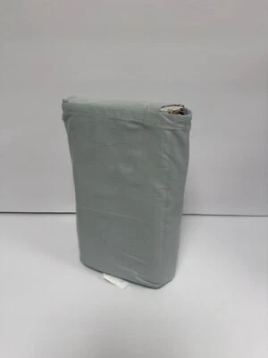 NWOP Threshold Twin Ultra Soft 300 Thread Count Flat Sheet Light Blue OEKO-TEX - Image 1 of 4