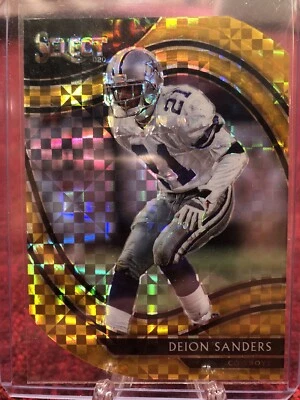 Deion Sanders 2020 Panini Select Field Level Gold Coach Prime  /10 #321 Cowboys - Image 1 of 2