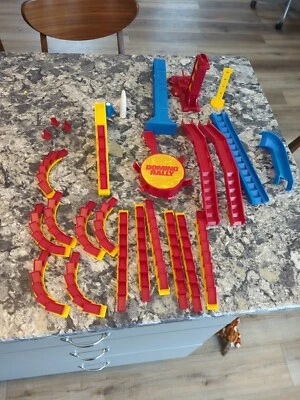 Domino Rally Deluxe Set PARTS LOT (5 PCS) Bridges, Rocket Launcher, domino stair - Image 1 of 4