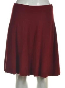 Falda informal para mujer Atmosphere talla M roja sólida línea A hasta la rodilla viscosa - Imagen 1 de 6