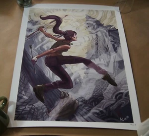 New! Tomb Raider "Beginning" Limited Edition Signed Giclee Art Print # 28/30NY - Picture 1 of 5