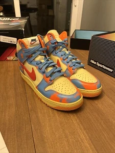 Nike Dunk High 1985 SP Orange Acid Wash Safety DD9404-800, Men's Size 7.5 NEW - Picture 1 of 10