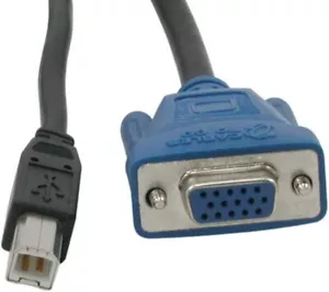 C2G 14176 USB 2.0 + SXGA KVM Monitor Cable, 10 Feet, 3.04 Meters, Black - Picture 1 of 1
