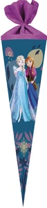 Nestler Schultüte 70cm rund mit Filzverschluss Frozen Nature Eiskönigin Anna