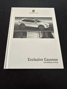 2011 Porsche Cayenne German EXCLUSIVE Hardcover Brochure GTS Turbo S Hyb Catalog - Picture 1 of 9