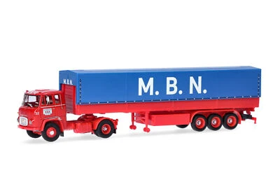 HERPA - SCANIA LB 76 4x2 con rimorchio a 3 assi M.B.N. - 1/87 - HERMS87MBS02619 - Immagine 1 di 4